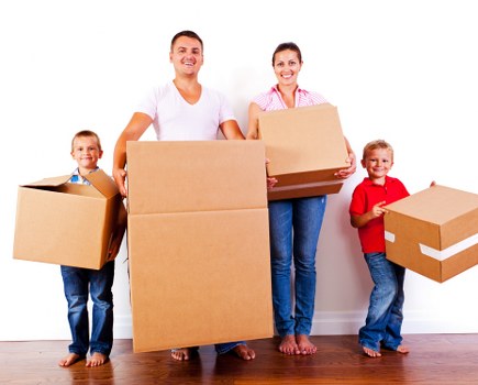 Removal team planning a house move in Tobelgium