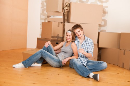 Removal team helping with a local home move in Tobelgium