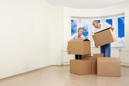 Professional movers navigating access challenges in Tobelgium