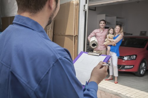 Local property move planning with truck access considerations in Tobelgium