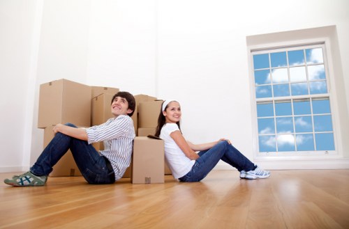 Checklist and packing materials for a Tobelgium relocation