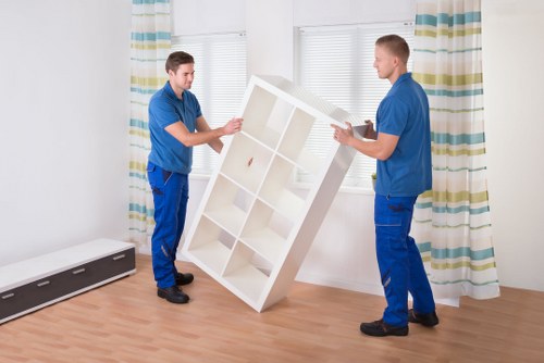 Careful handling of household items during a local removal job