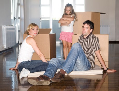 Commercial relocation team packing office equipment in Tobelgium