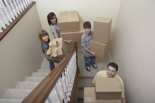 Moving van supporting flat and office moves in Tobelgium